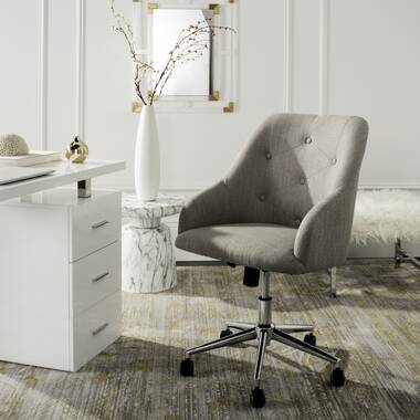 Twill tufted best sale swivel desk chair